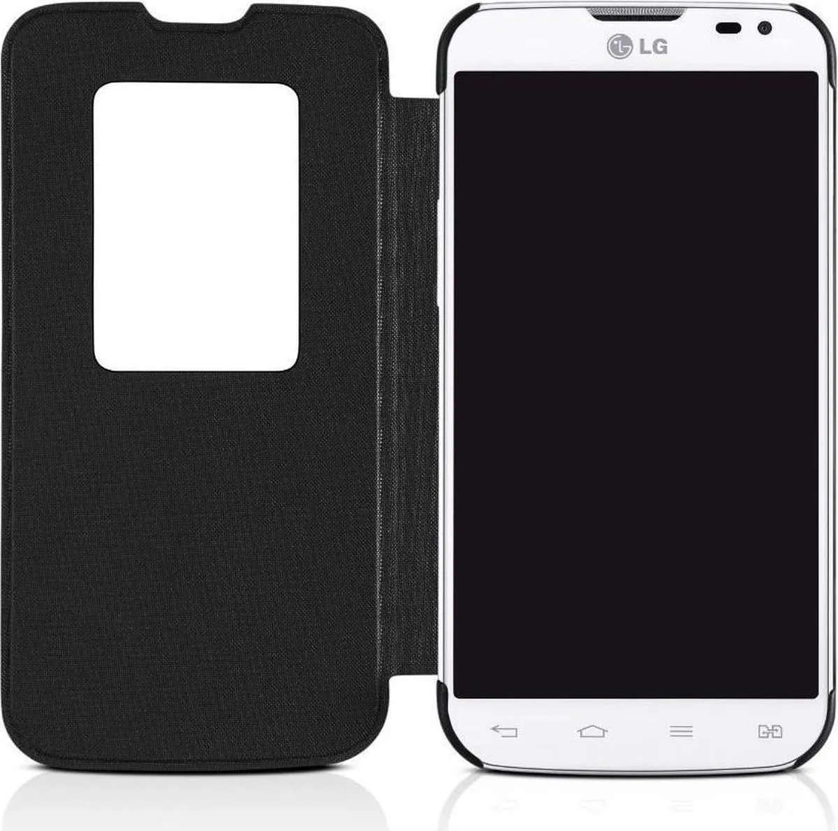 LG Quick Window Flipcover D405N000170 - Zwart - afbeelding 6 van 6