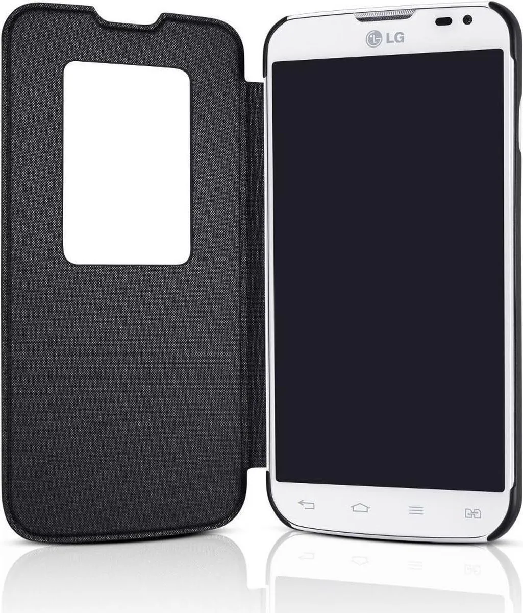LG Quick Window Flipcover D405N000170 - Zwart