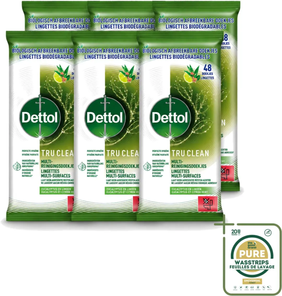 6 x Dettol Tru Clean