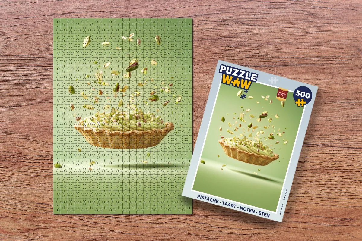 PuzzleWow Pistache Taart Legpuzzel 500 Stuks