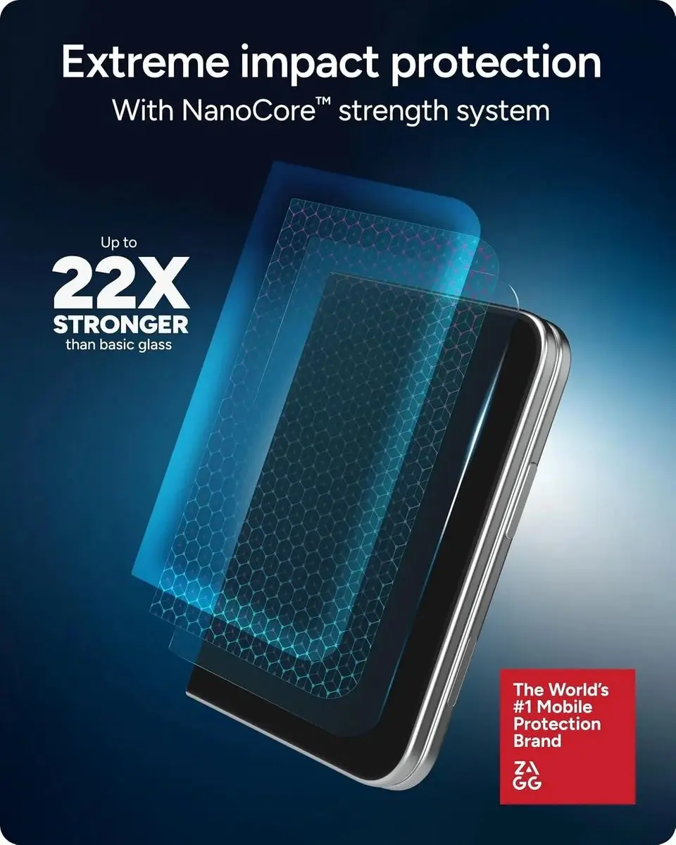 ZAGG InvisibleShield Glass XTR6 iPhone Duo - Blauw Lichtfilter - afbeelding 3 van 6