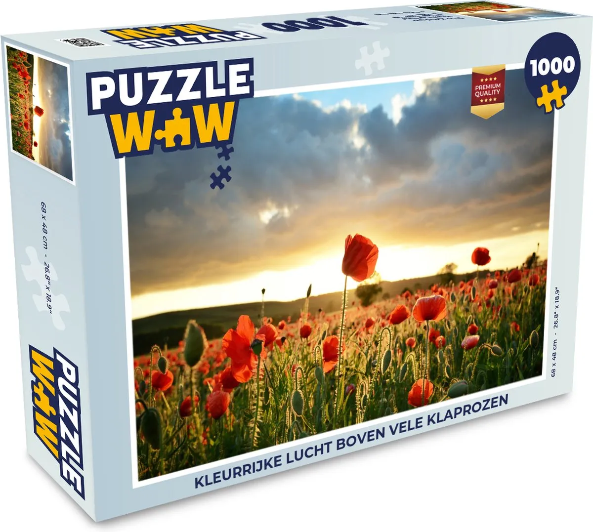 PuzzleWow Legpuzzel 1000 Stuks