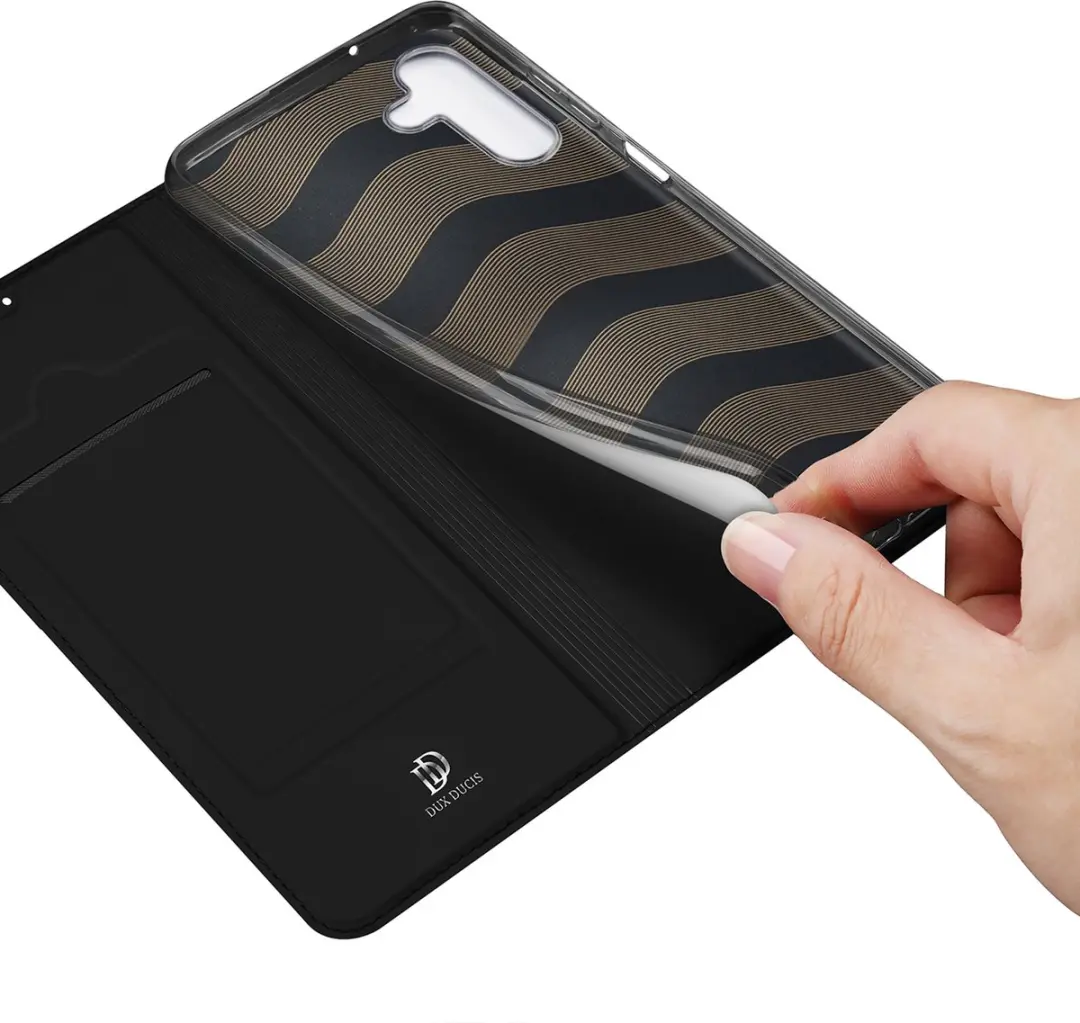 Dux Ducis Skin Pro Book Case Realme 9i 5G - Zwart - afbeelding 3 van 6