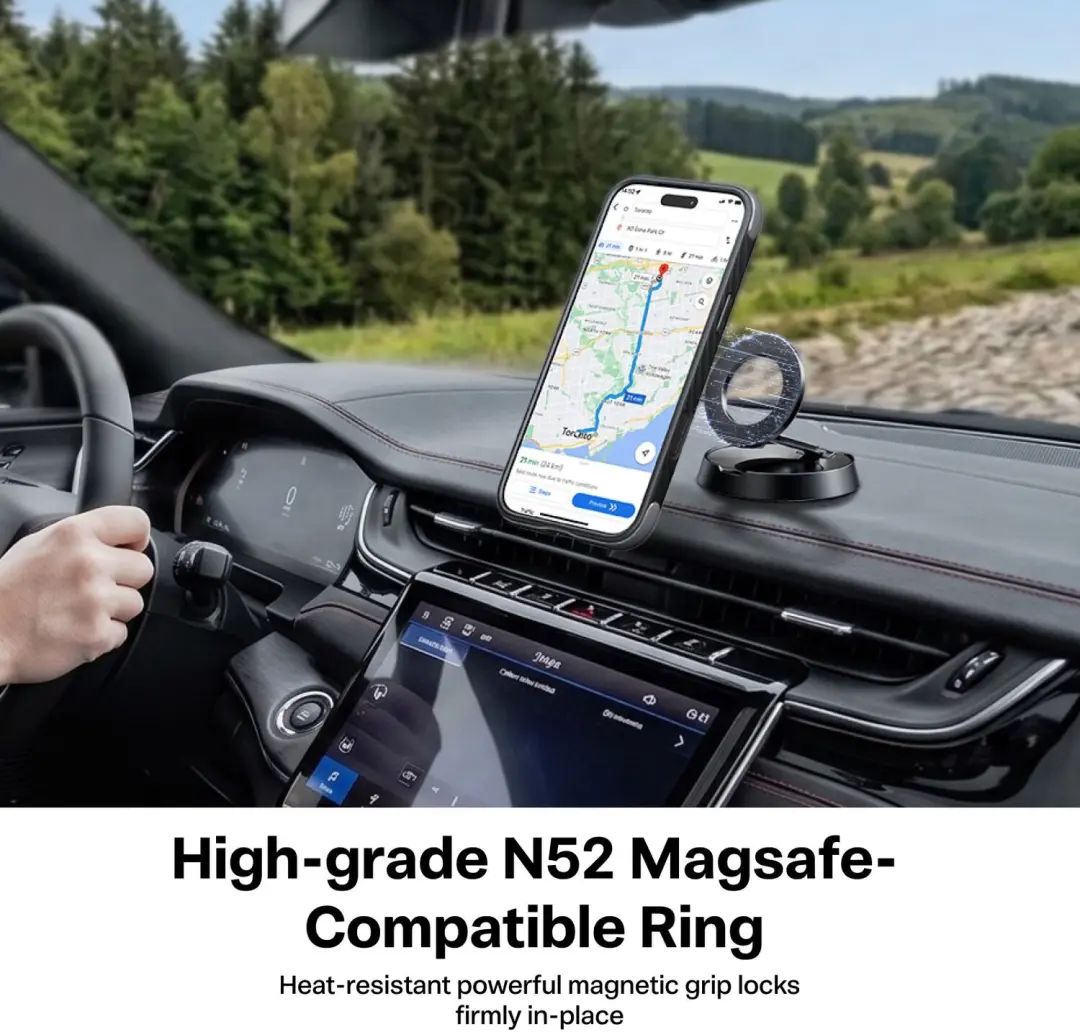 Torras Ostand Q3 Hoesje iPhone 18 Pro Max - MagSafe/Zwart - afbeelding 5 van 6
