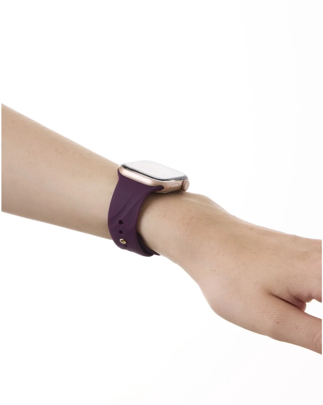 iDeal of Sweden Watch Band Soft Swirl Apple Watch - 38/40/41/42mm - Velvet Plum - afbeelding 2 van 4