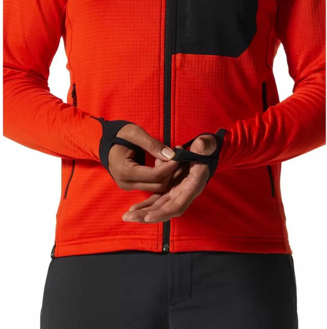 Mountain Hardwear Power Grid Sweatshirt - State Orange L - afbeelding 6 van 6