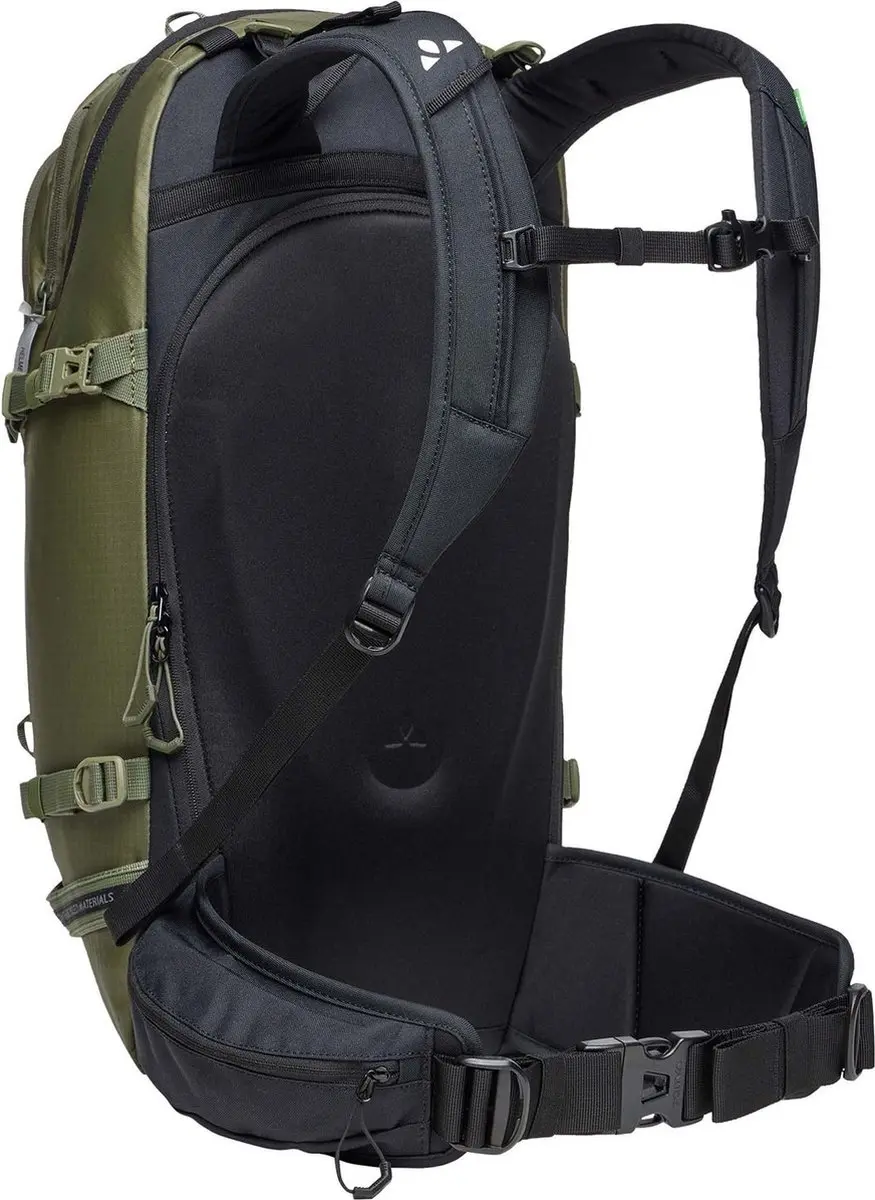 Vaude Monviso 26 Rugzak - 26L - Khaki - afbeelding 6 van 6