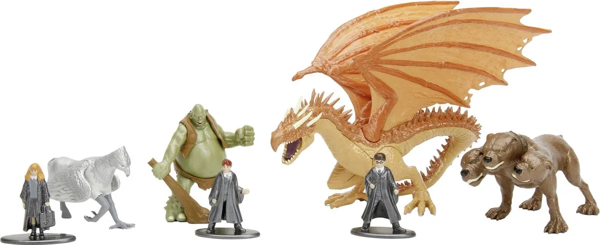 Harry Potter Kreaturen Verzamelfiguren - Dragon Metaal - afbeelding 2 van 2