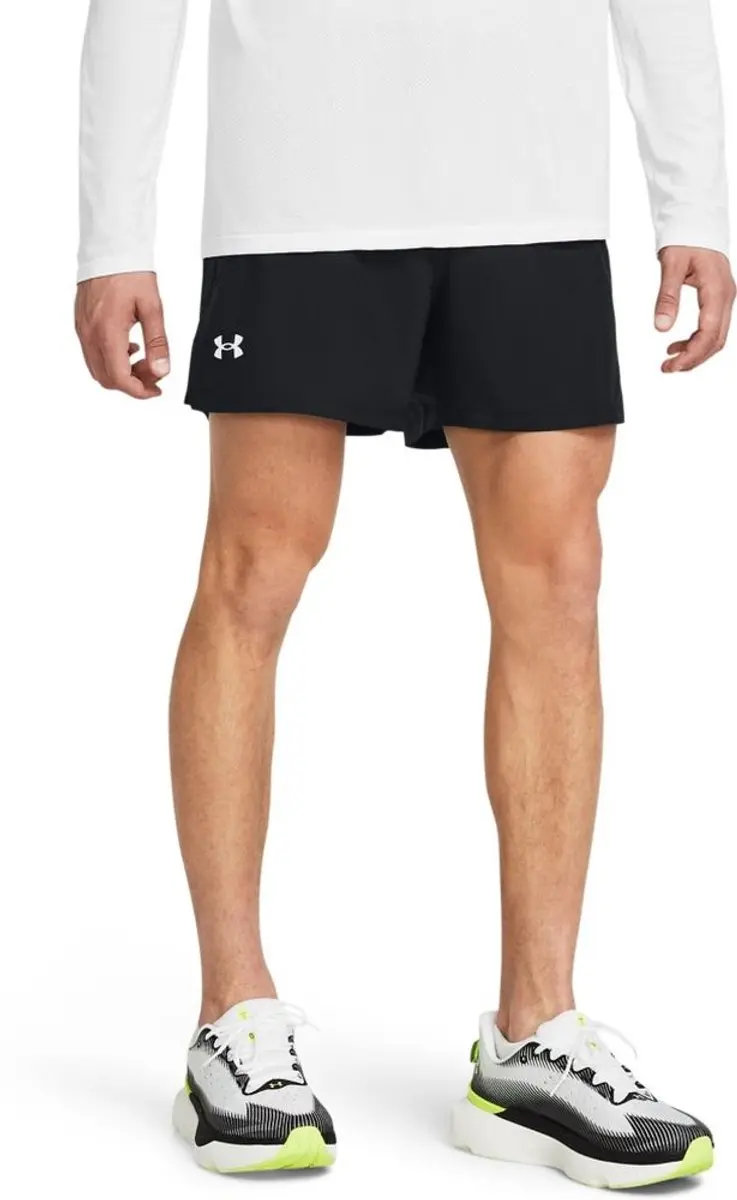 Under Armour Launch 5 Sportshort Heren XS - Zwart - afbeelding 2 van 4