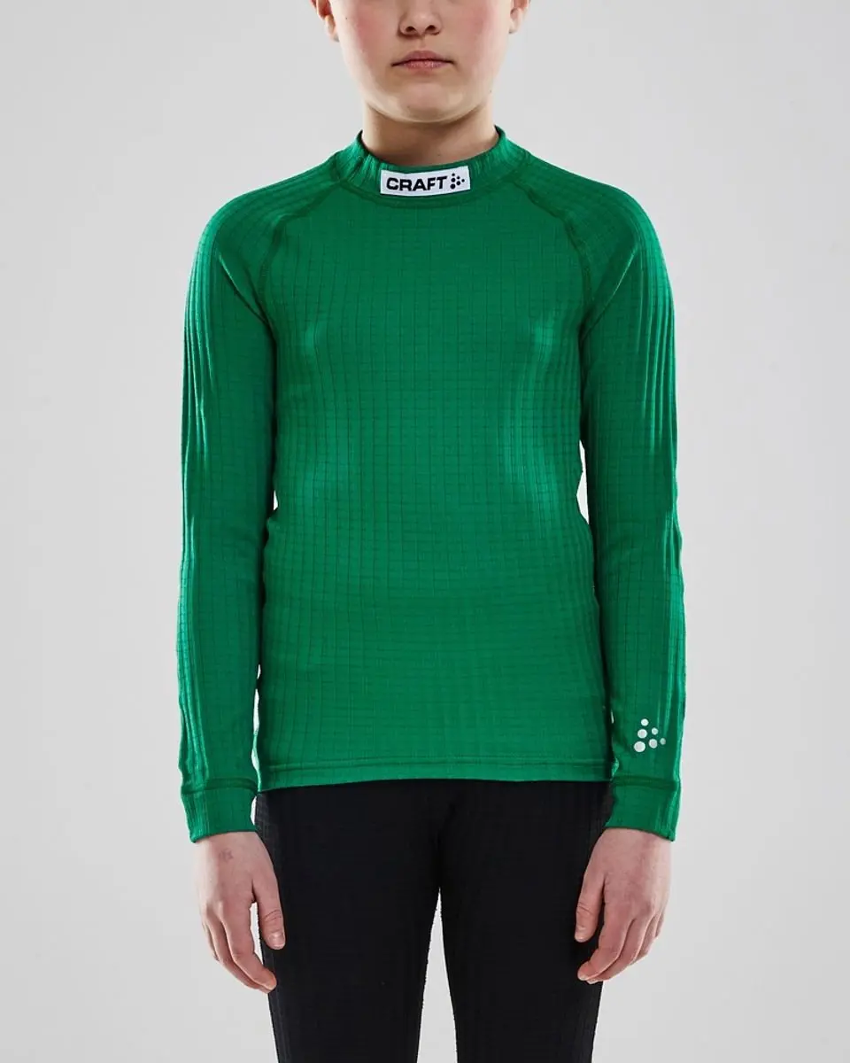 Craft Progress Baselayer Shirt Lange Mouw Kinderen - Groen 134/140 - afbeelding 3 van 5
