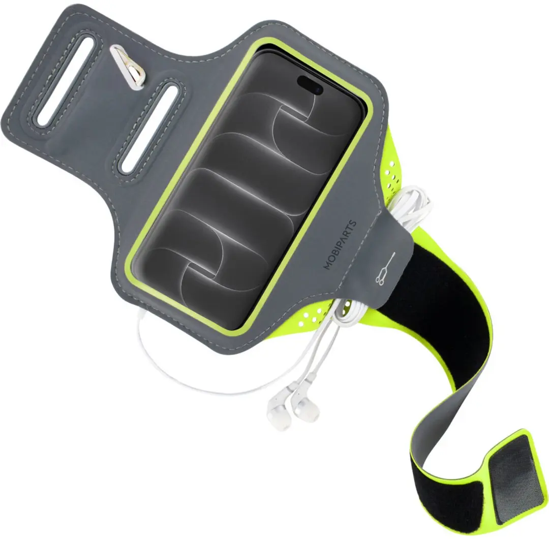 Mobiparts MP-133339 Sportarmband iPhone 18 Pro - Groen - afbeelding 2 van 5