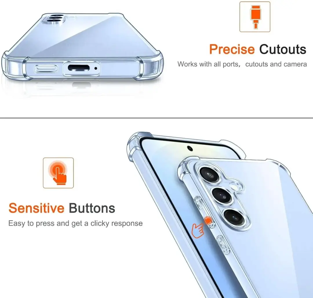 Selected Transparant Hoesje Samsung Galaxy S26 FE - Schokbestendig - afbeelding 3 van 6