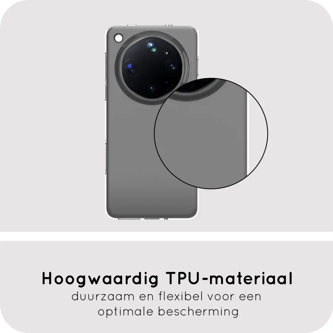 Just in Case Oppo Find X9 Ultra Siliconen Hoesje - MOO2922KL0 - Transparant - afbeelding 2 van 6