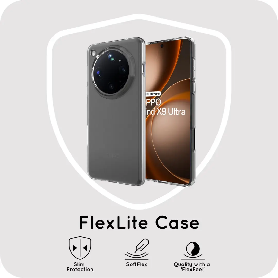 Just in Case Oppo Find X9 Ultra Siliconen Hoesje - MOO2922KL0 - Transparant - afbeelding 3 van 6