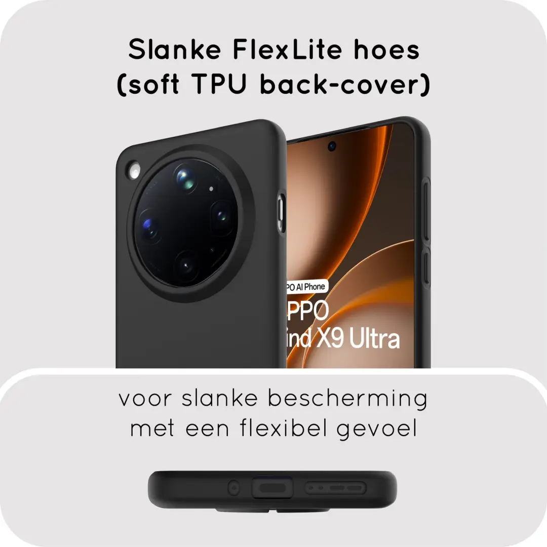 Just in Case Oppo Find X9 Ultra Siliconen Hoesje