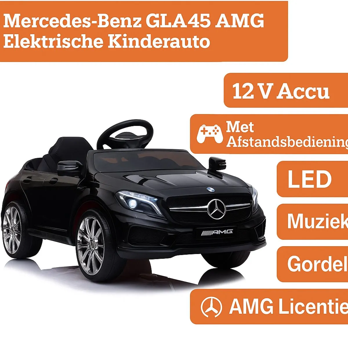Mercedes-Benz GLA45 AMG Elektrische Kinderauto 12V