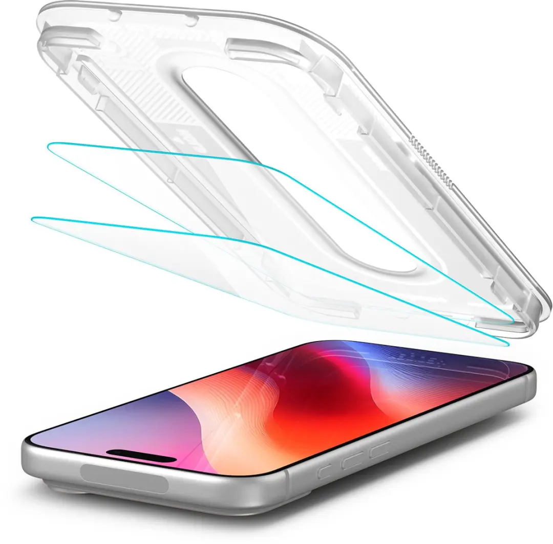 Spigen EZ Fit Pro HD Glas Screen Protector AGL12048 - 9H - 2 Stuks - afbeelding 2 van 3
