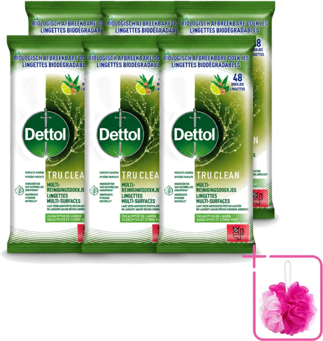 6 x Dettol Tru Clean