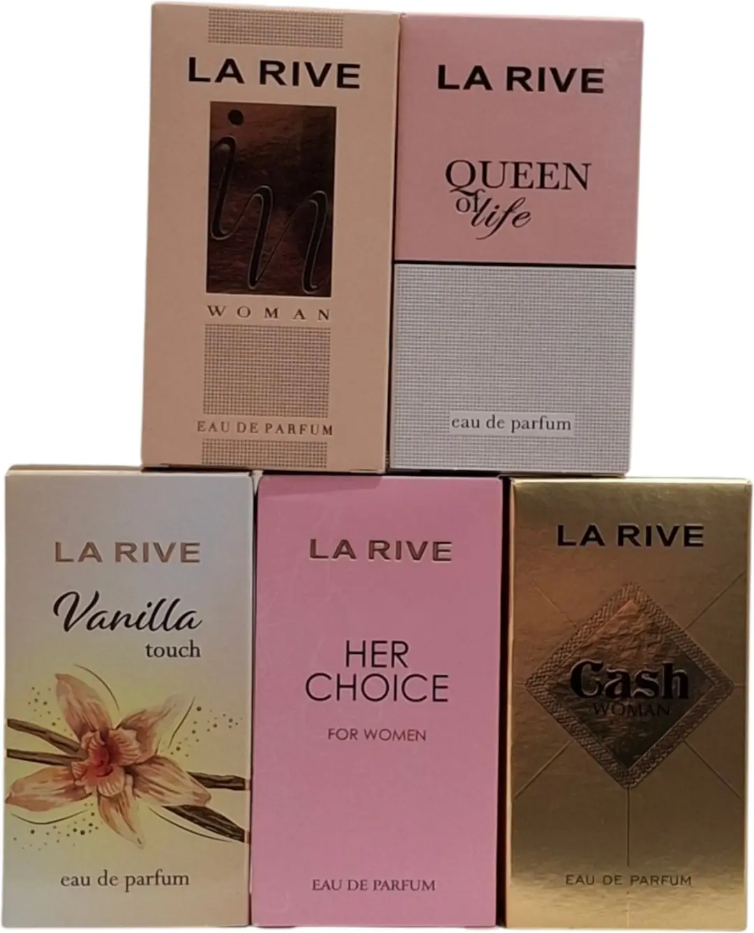 La Rive Dames Parfum Set 5x30 ml Eau de Parfum Mini Geuren Voordeelset Variant C