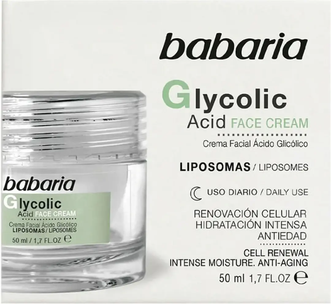 Regenerende Crème Babaria Glycolic Acid Glycolzuur 50 ml