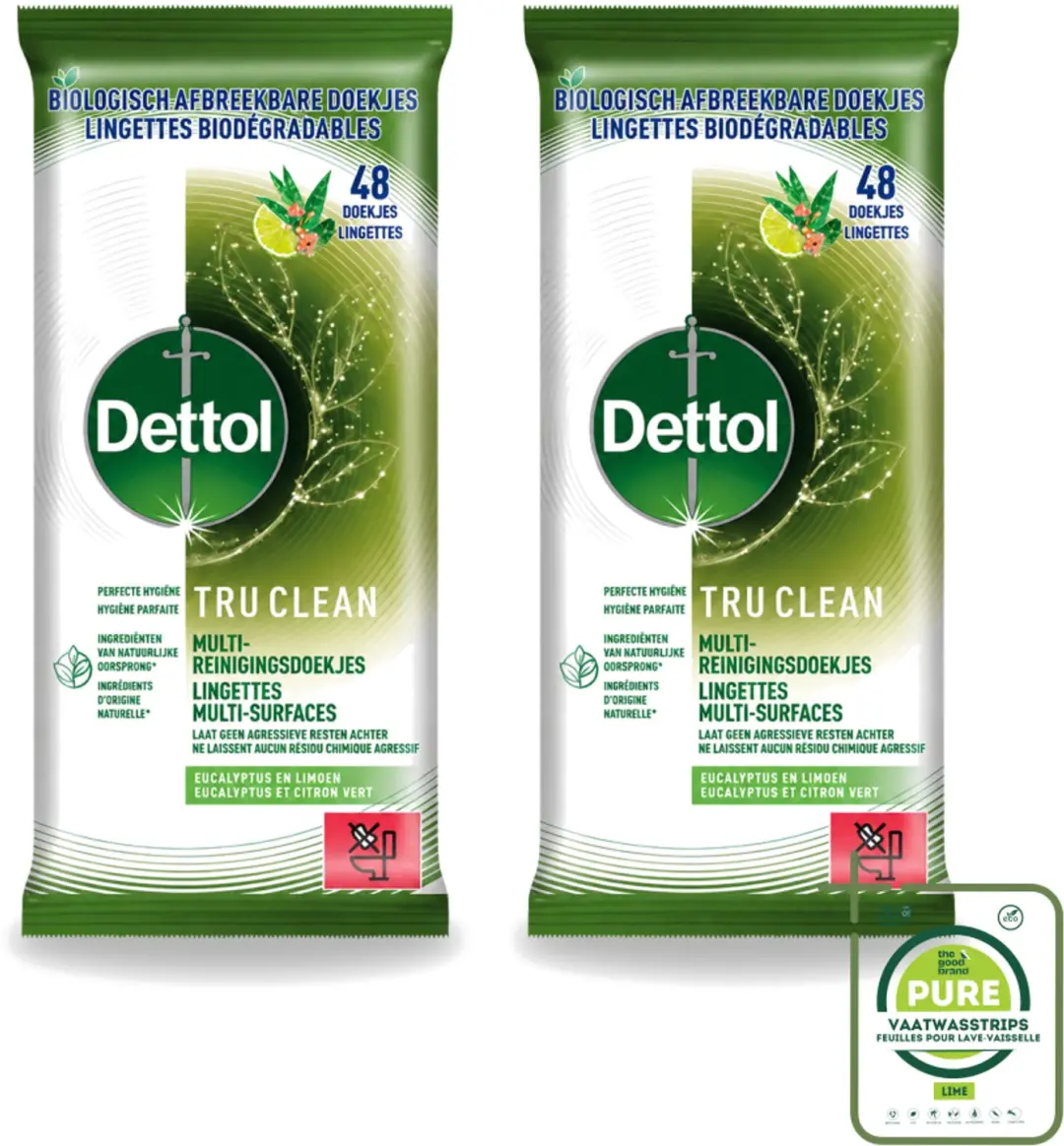 2 x Dettol Tru Clean