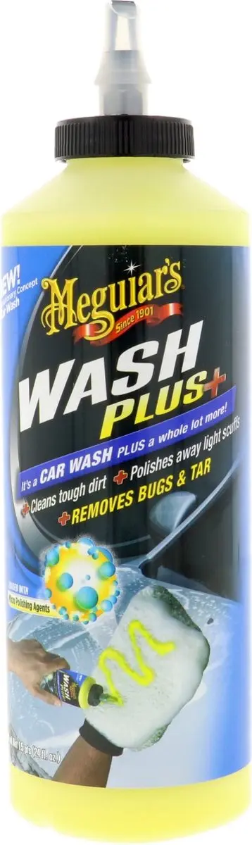 Meguiar's Wash Plus+ Autoshampoo Insectenverwijderaar & Polish in 1