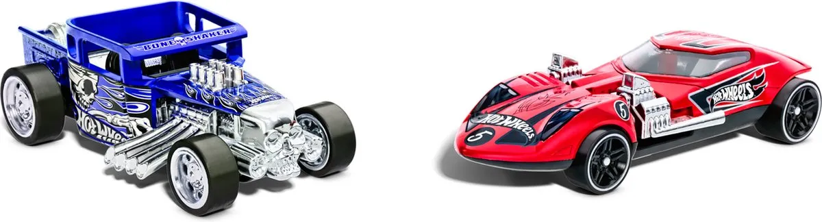 Hot Wheels Pull-Back Speeders Set 2 - HPR91 - Schaal 1:43