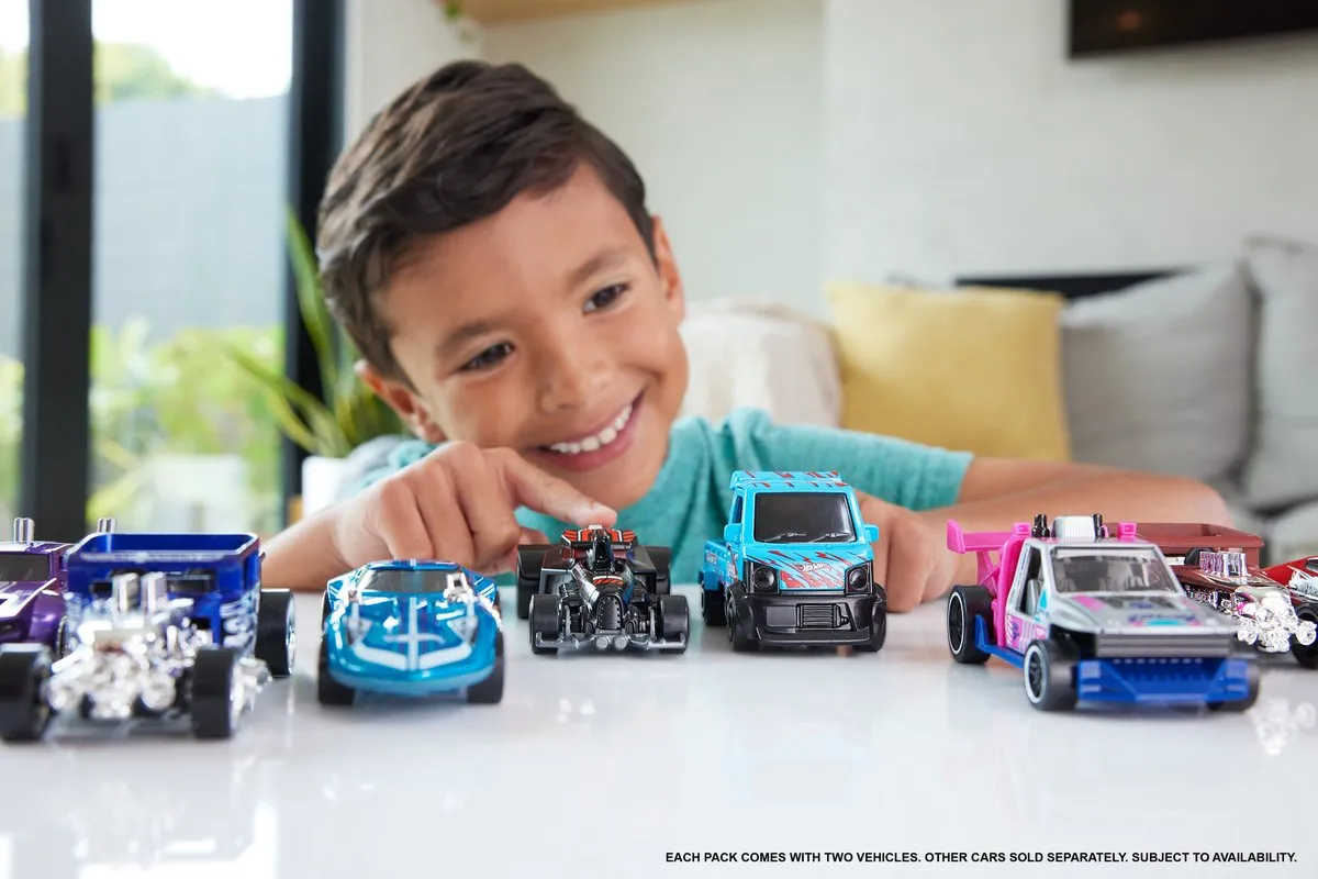 Hot Wheels Pull-Back Speeders Set 2 - HPR91 - Schaal 1:43