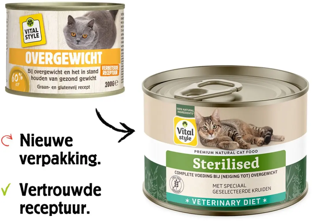 ECOstyle Vitaal Natvoer Vlees 200g - Overgewicht Adult