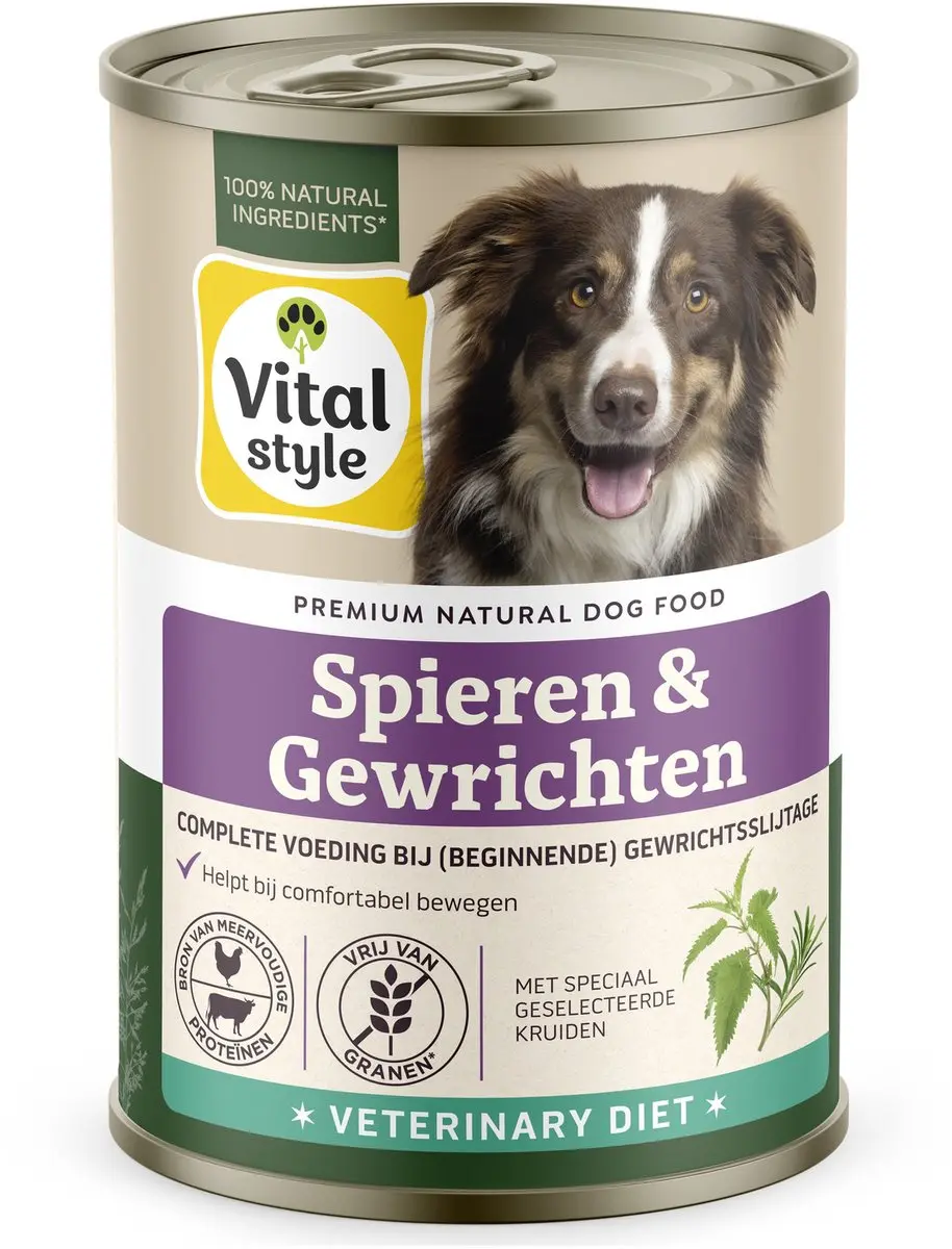Vitastyle Natvoer Volwassen Hond 400g - 6 Stuks