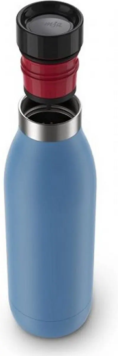 Emsa Bludrop Color Thermosfles 500ml - Aqua-Blauw - afbeelding 3 van 3