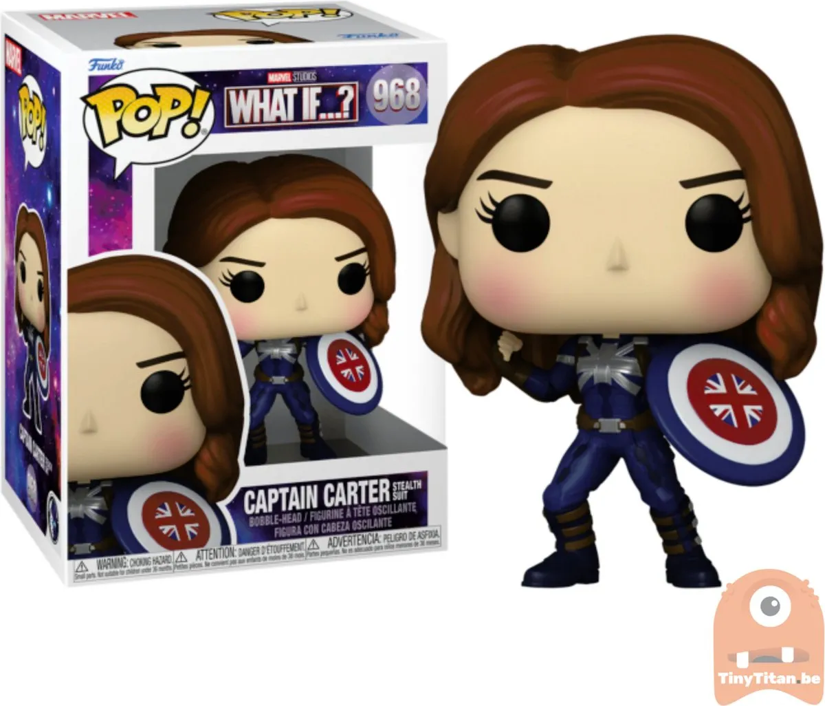 Marvel POP! What If...? Captain Carter Stealth 64759 Verzamelfiguur - Multicolor
