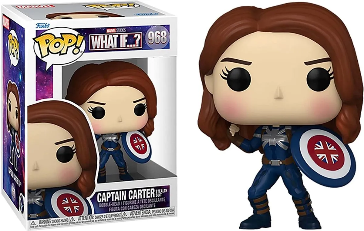 Marvel POP! What If...? Captain Carter Stealth 64759 Verzamelfiguur - Multicolor