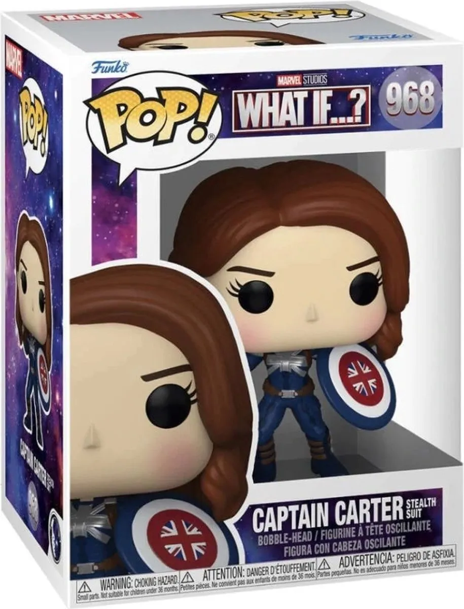 Marvel POP! What If...? Captain Carter Stealth 64759 Verzamelfiguur - Multicolor