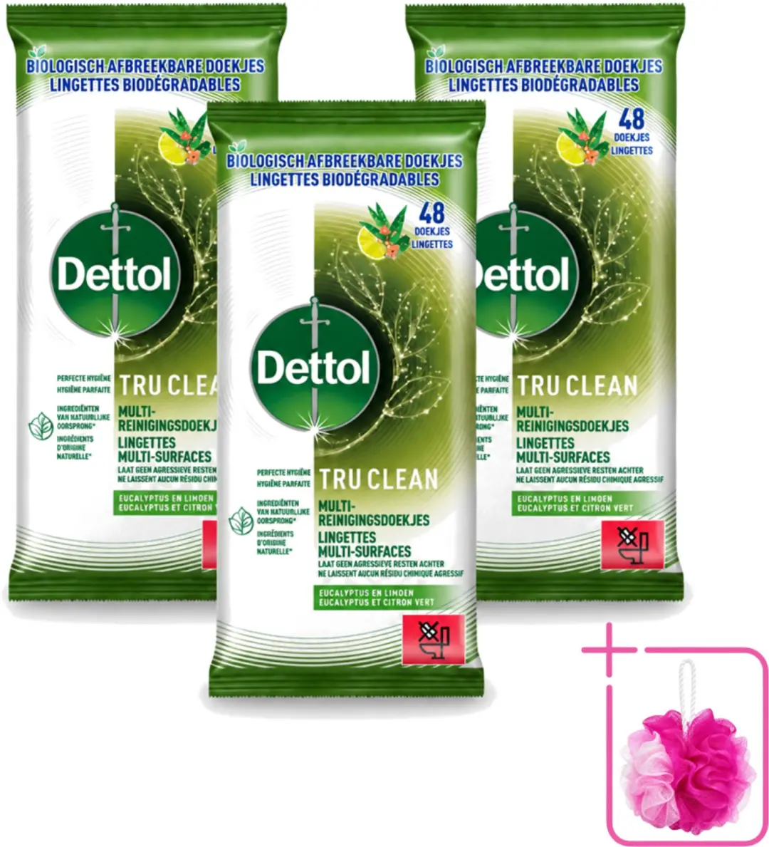 3 x Dettol Tru Clean