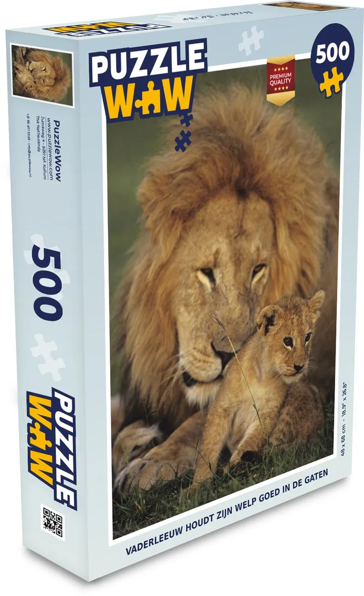 PuzzleWow Wild Jagen Legpuzzel 500 Stuks