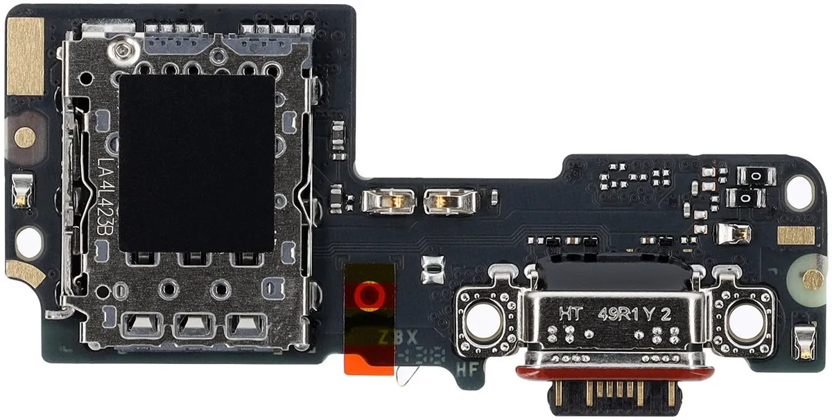 Xiaomi Vervangende USB-C Oplaadconnector Poco X7 - Zwart