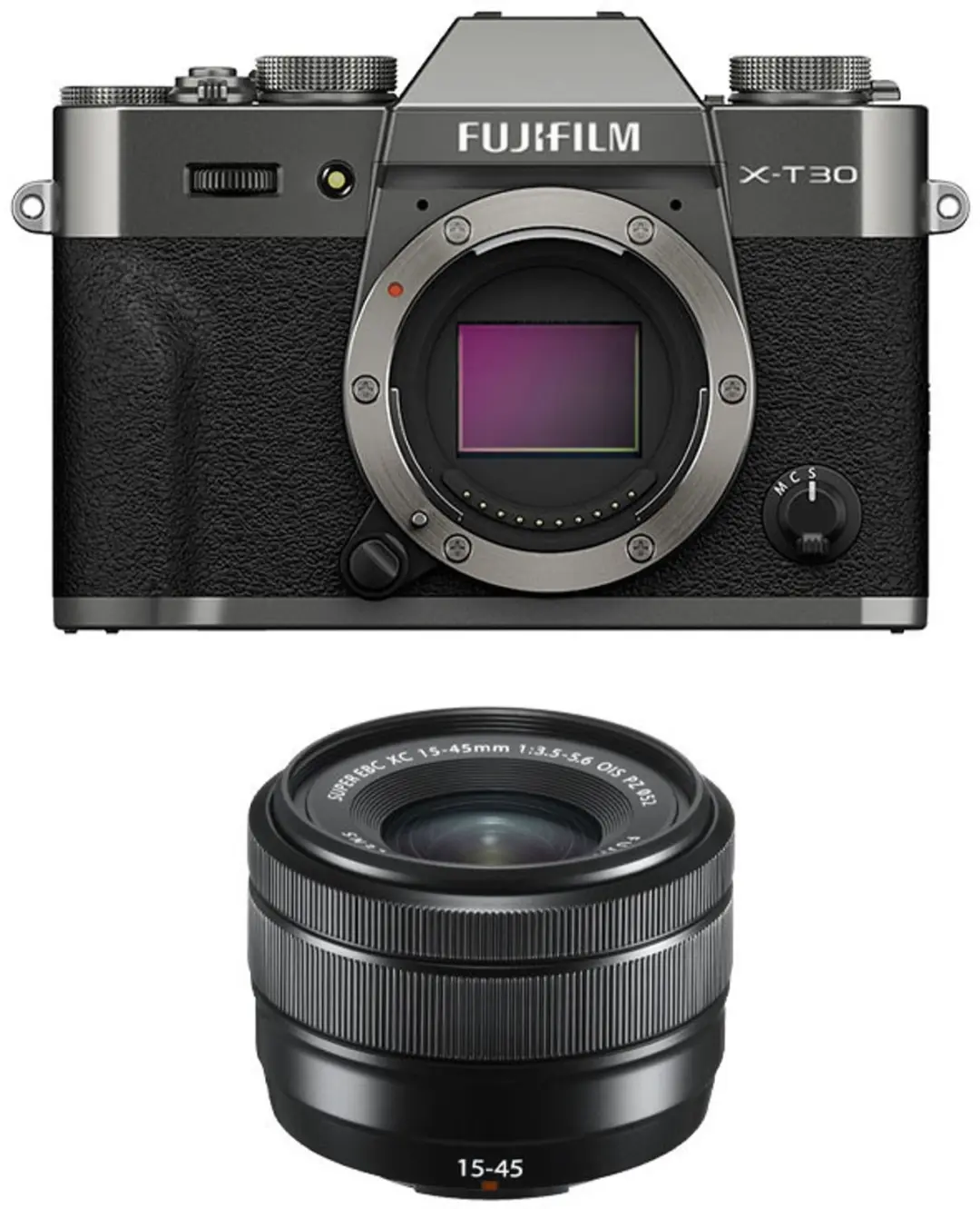 FUJIFILM X-T30 III ANTHRAZIT + 15-45mm f/3.5-5.6 OIS Objektiv
