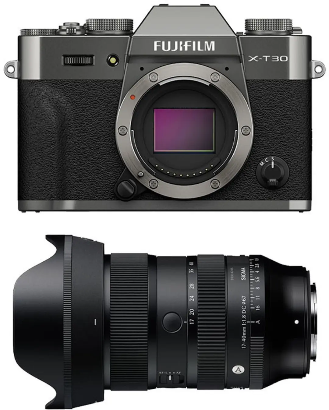 FUJIFILM X-T30 III ANTHRAZIT + SIGMA 17-40 f/1.8 DC ART Objektiv