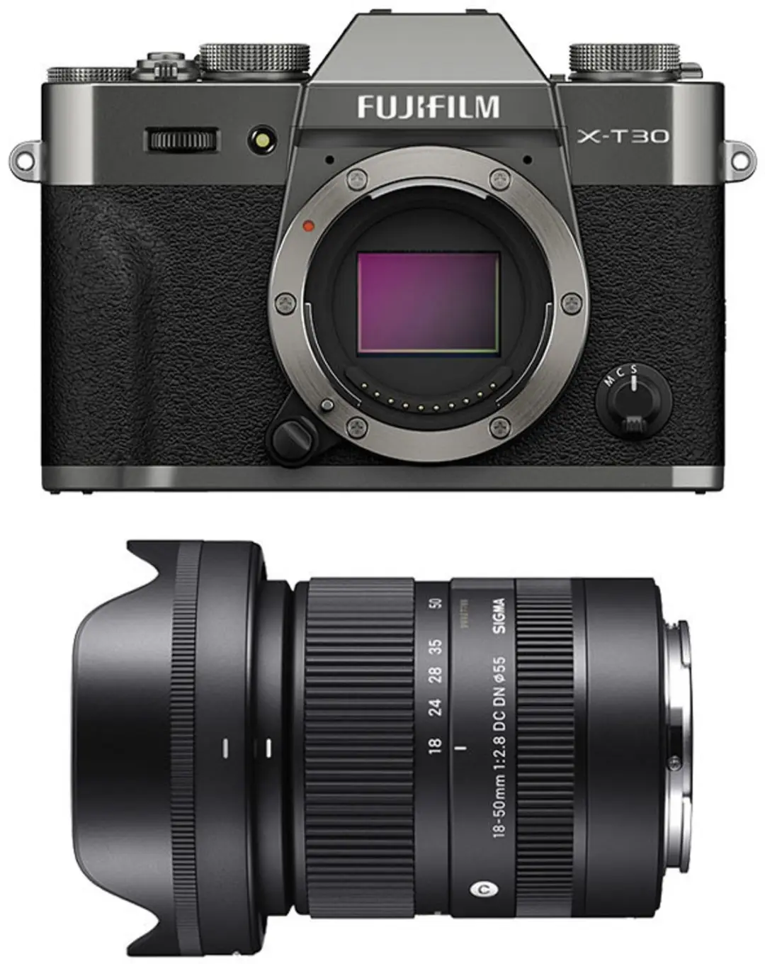 FUJIFILM X-T30 III ANTHRAZIT + SIGMA 18-50 f/2.8 DC DN Contemporary Objektiv