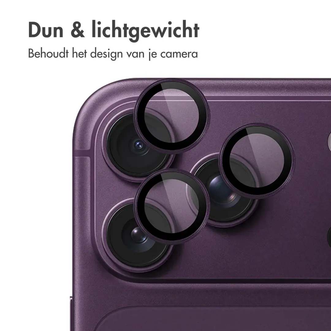 imoshion SH00099736 Camera Lens Protector - iPhone 18 Pro/Pro Max - 2 Stuks - Paars - afbeelding 4 van 6