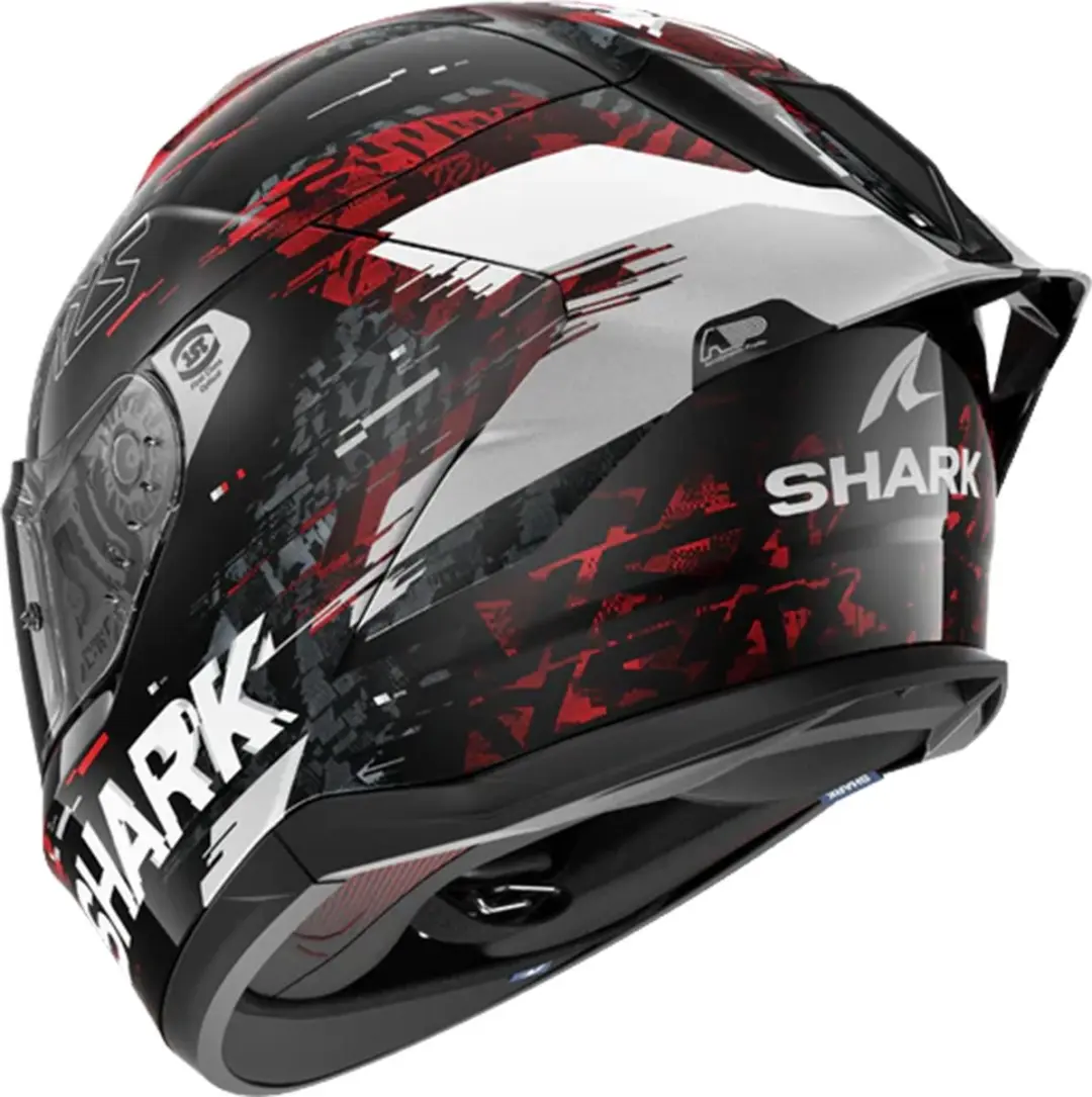 Shark Skwal Cup Speed-VIB Helm L - Zwart/Rood - afbeelding 4 van 5
