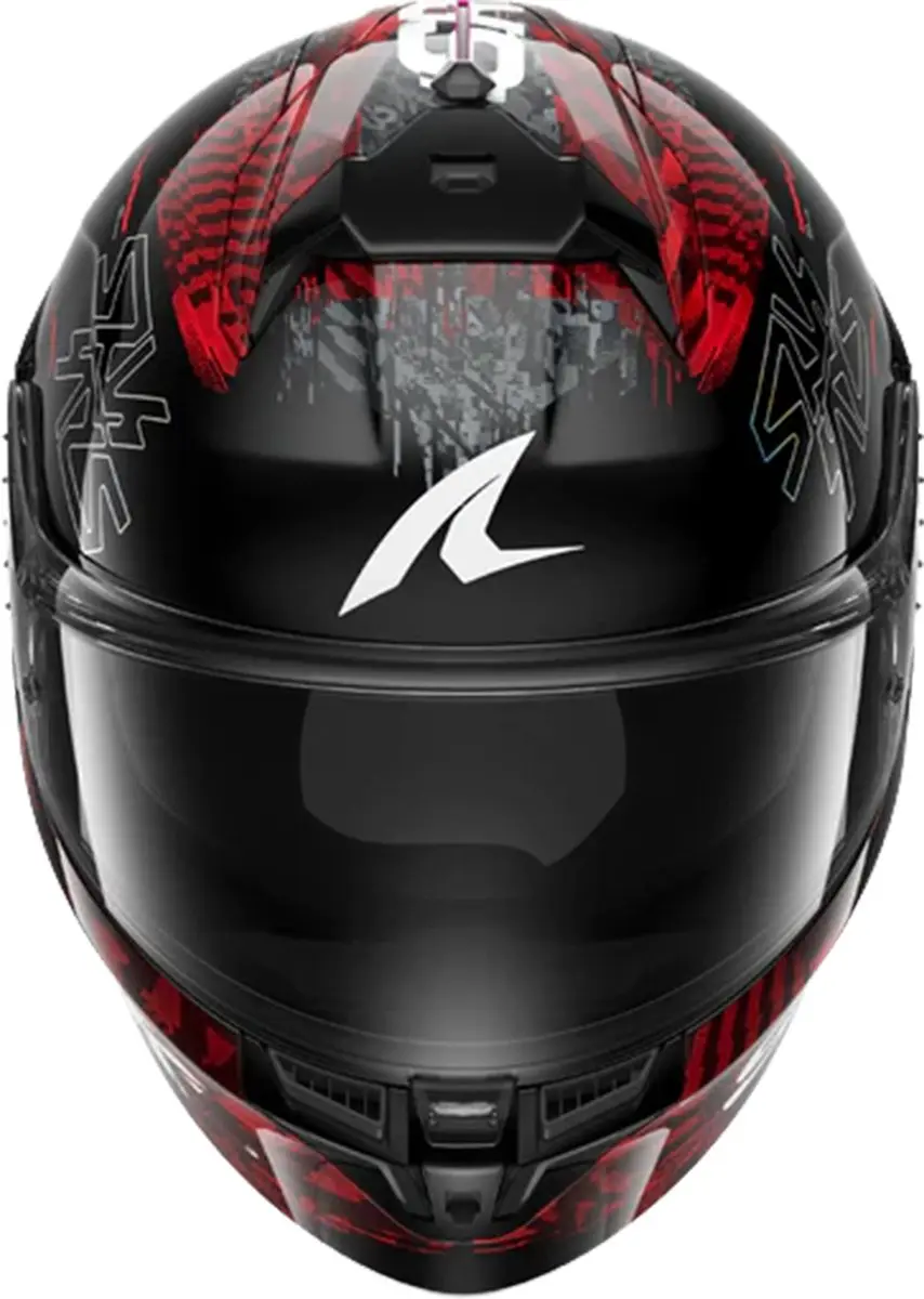 Shark Skwal Cup Speed-VIB Helm L - Zwart/Rood - afbeelding 5 van 5