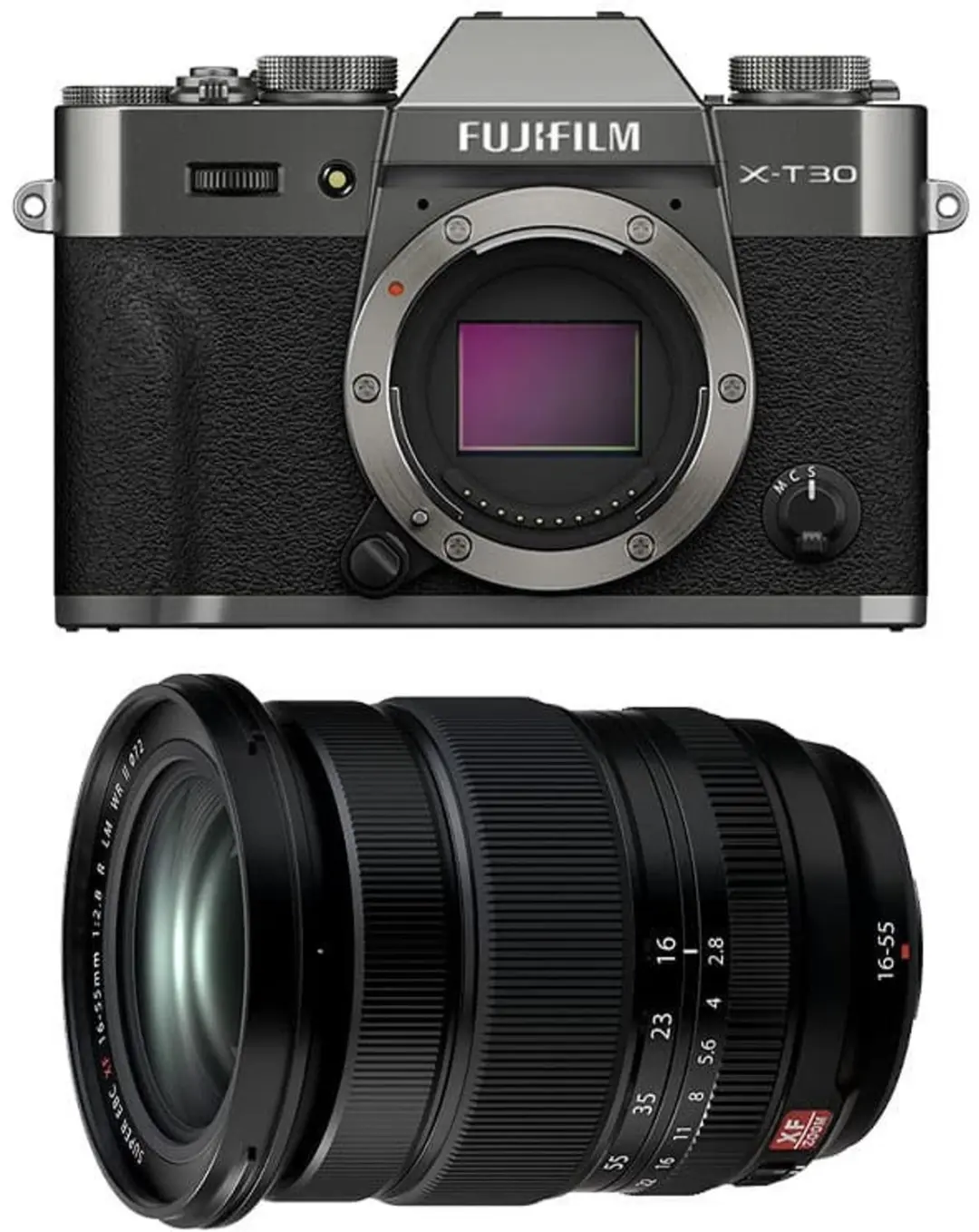 FUJIFILM X-T30 III Anthrazit + 16-55mm f/2.8 II LM WR II Objektiv