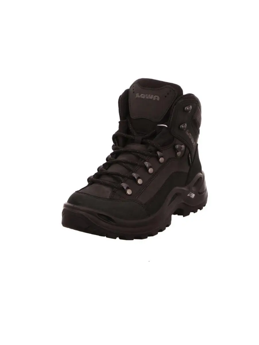 LOWA Renegade GTX Mid WS LM320945-0998 - Wandelschoen - 43 - Black/Black/White - afbeelding 4 van 6