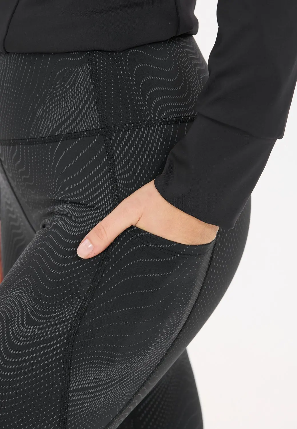 ENDURANCE Tights Eastone 40 - Zwart-grijs - afbeelding 6 van 6