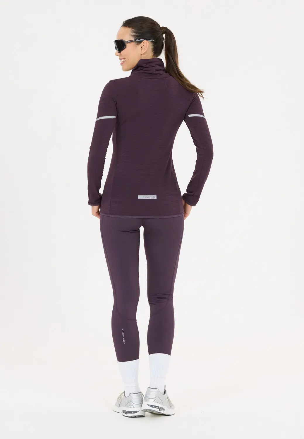 ENDURANCE Midlayer Bopha - XS - Donkerpaars - afbeelding 5 van 6