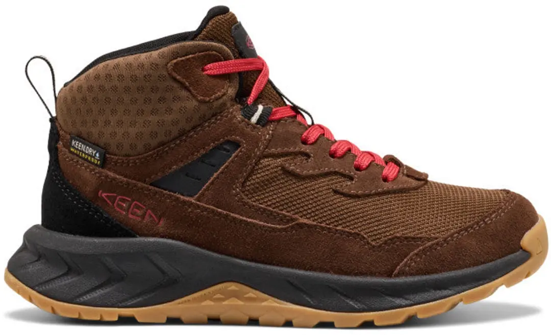 Hightrail Mid Kinder Wandelschoenen Suède Bruin Waterdicht