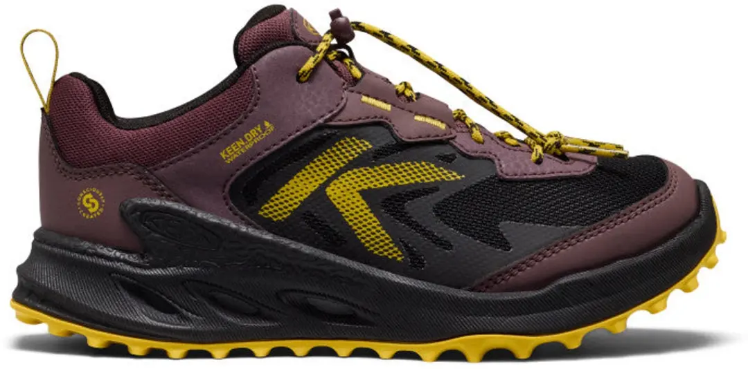 Zionic Kinder Wandelschoenen Leer Bordeaux Waterdicht
