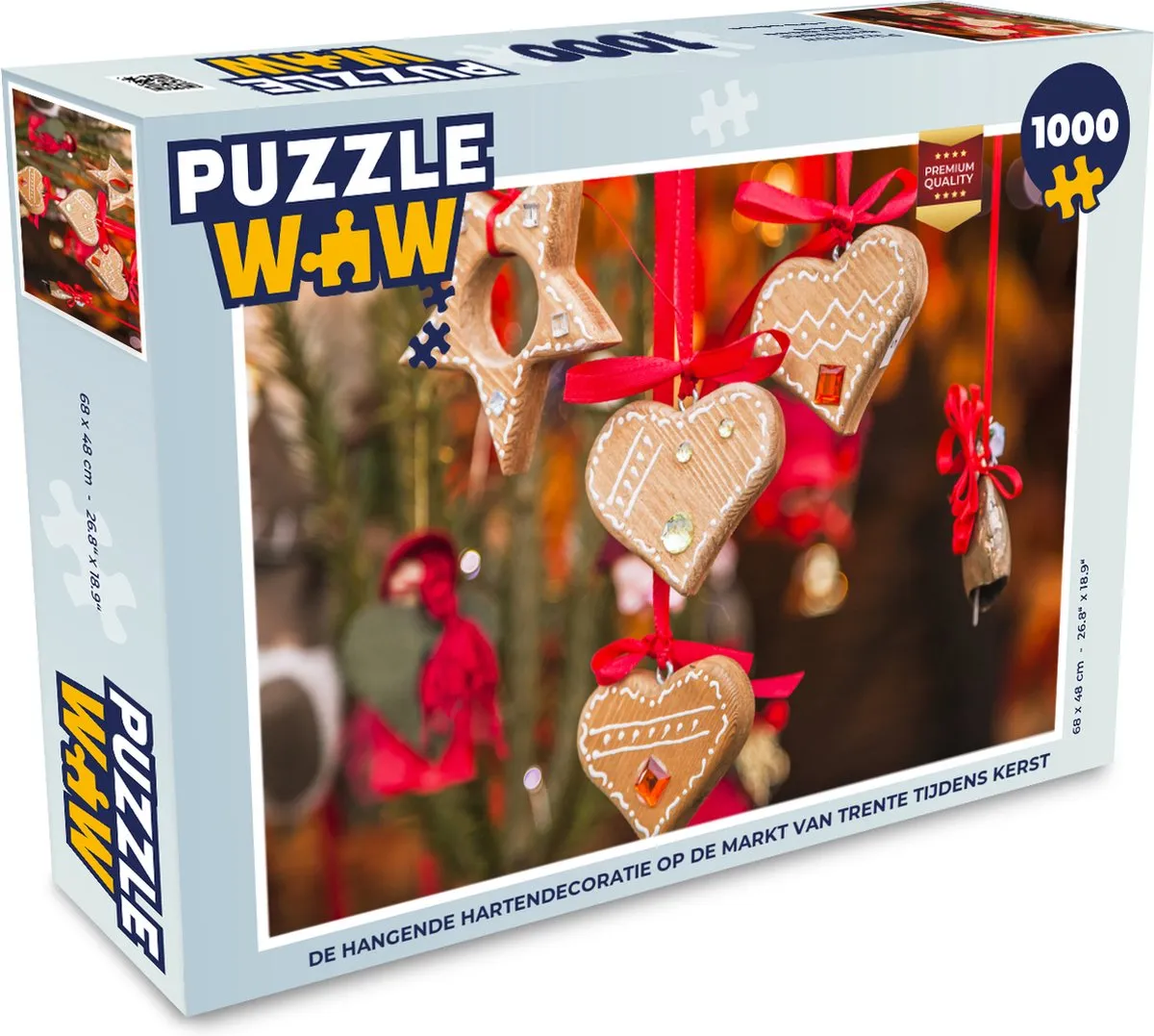 PuzzleWow Legpuzzel 1000 Stuks Multicolor